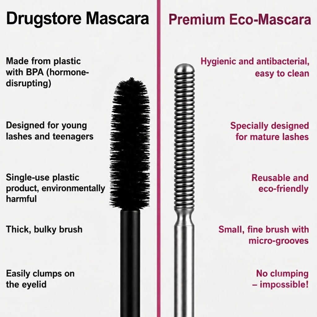 Waterproof Fibre Mascara💧  – Volume & Length without Clumping for Dramatic Moments